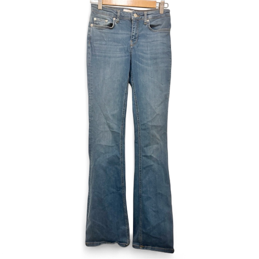 Zara Blue Flare & Wide Leg Jeans